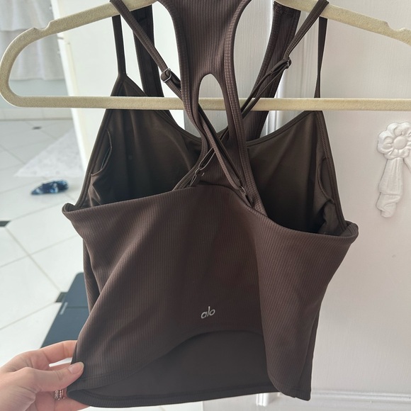 Airlift ribbed enchanted bra- espresso size Large. Worn once! - Picture 3 of 3